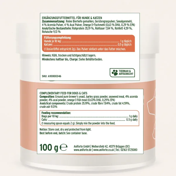 MultiVETAL Pulver - natürliches Vitaminpulver - 100 g